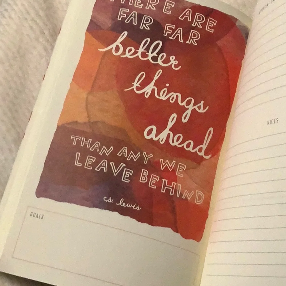 🆕 ~ Undated START WHERE YOU ARE week-at-a-glance Diary planner Agenda
